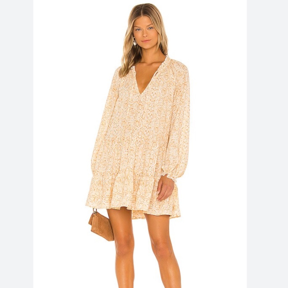 Show Me Your Mumu Birdie Mini Dress in Desert Snake